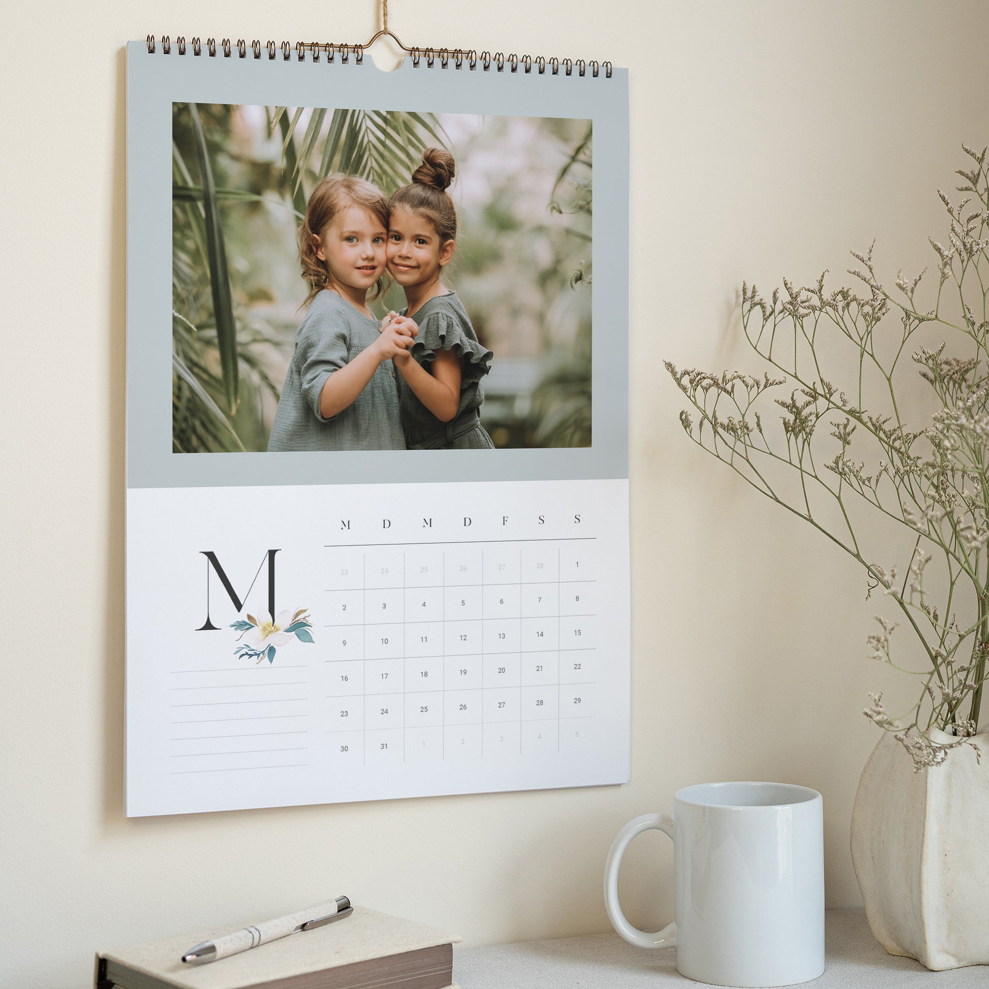 Kalender Weihnachten Wandgemälde A3 Wintergarten foto N° 3
