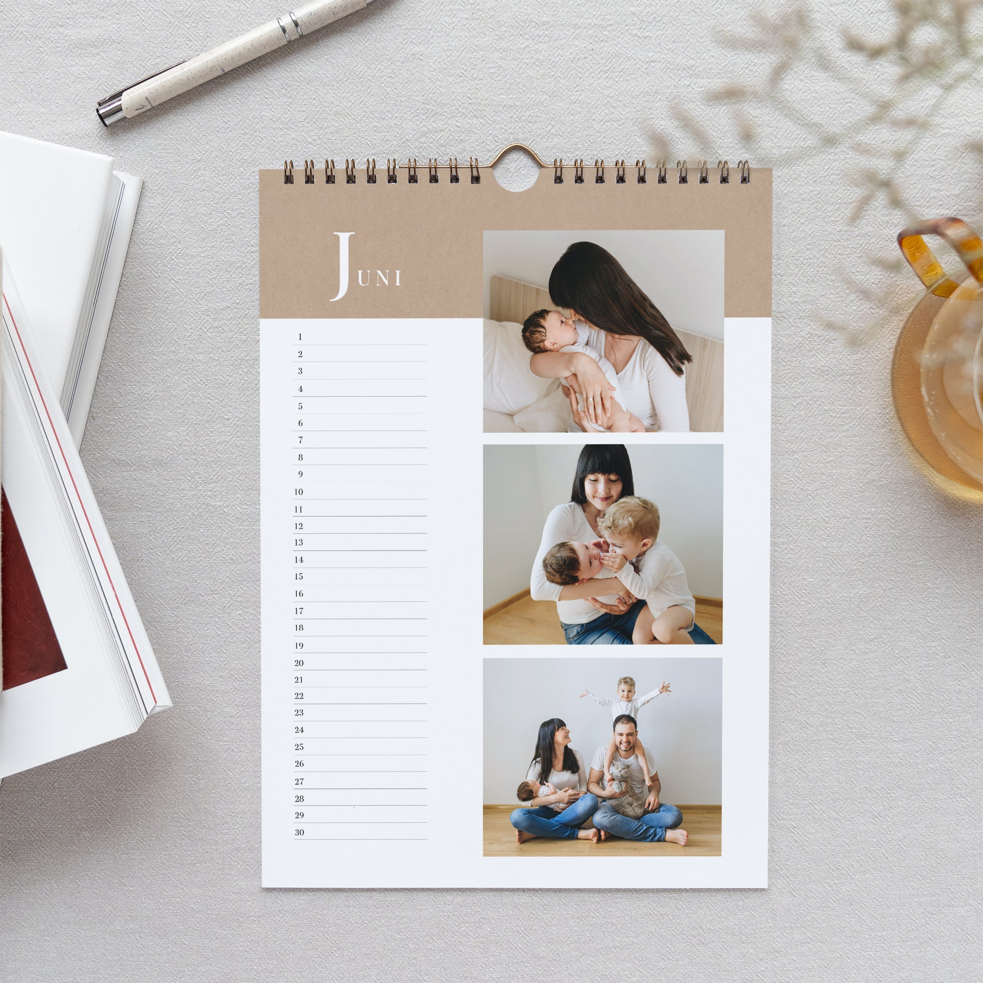 Kalender Weihnachten Wandbild A4 Weihnachtskrone III foto N° 2