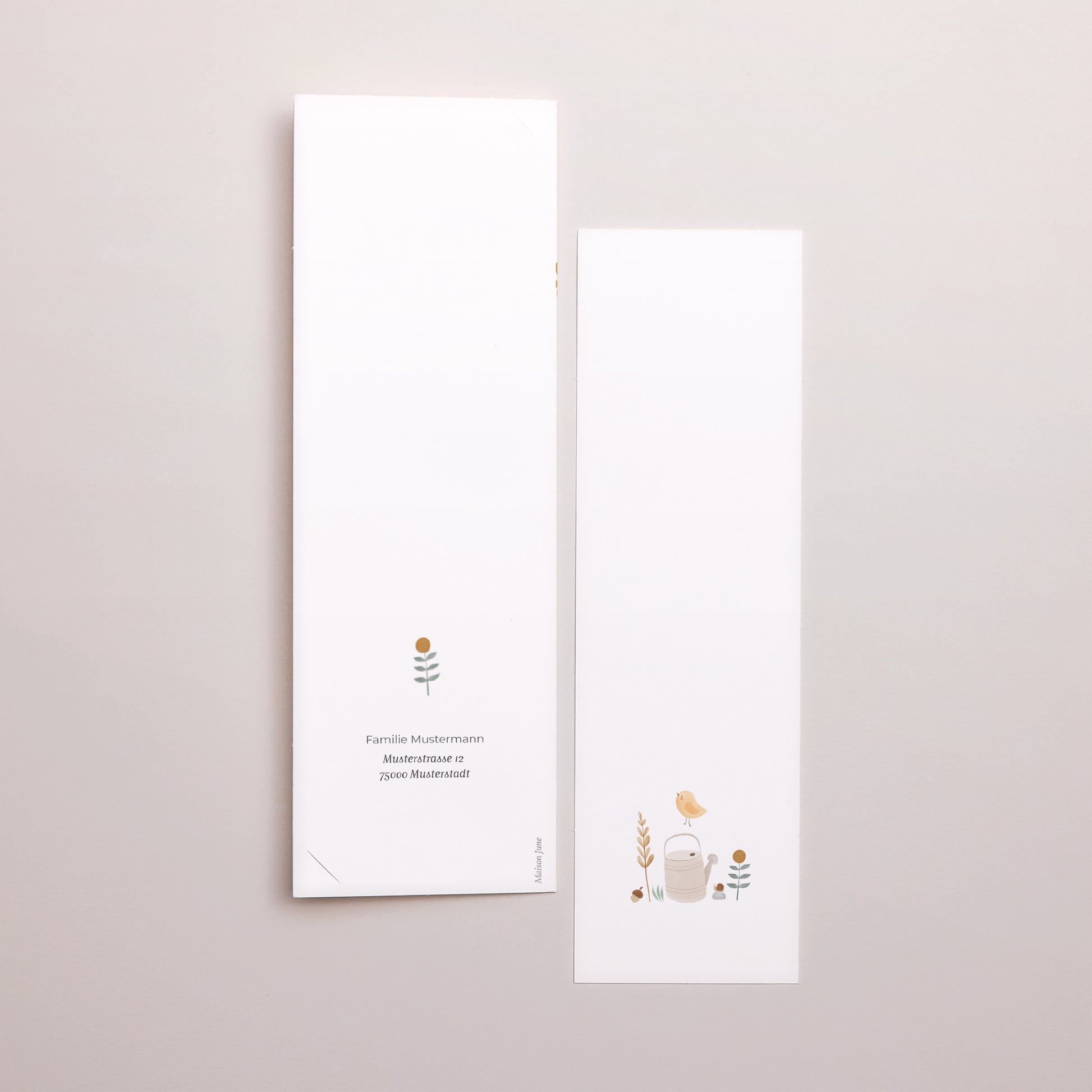 Geburtskarten Fotoautomaten Lesezeichen Kleine Gans foto N° 3