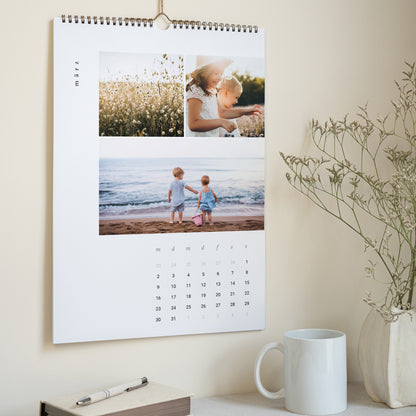 Kalender Weihnachten Wandgemälde A3 Neujahr, Fotos vom Glück foto N° 3