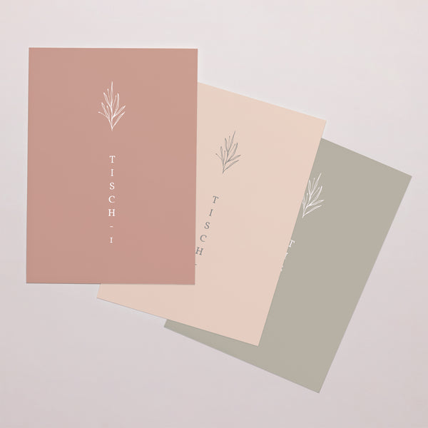 Tischnummern Hochzeit Rechteck Deine Pastellfarbe foto
