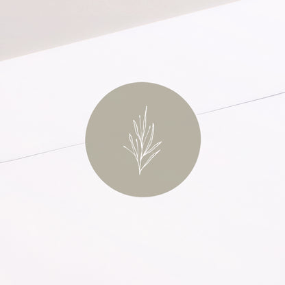 Sticker Hochzeit Rund Deine Pastellfarbe foto N° 2