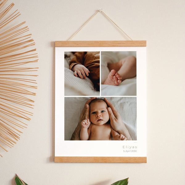 Poster Geburt Porträt Mehrere Fotos anzeigen foto