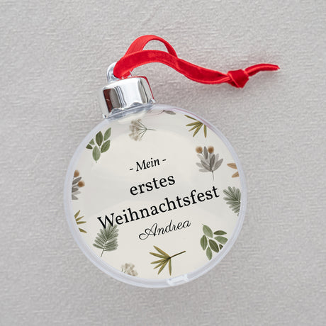 Weihnachtskugel Weihnachten Runde Kugel Süße Weihnachten Typografie