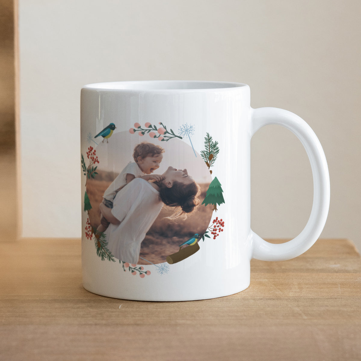 Tasse Objekte Weiß Tasse Süße Weihnachten foto N° 1