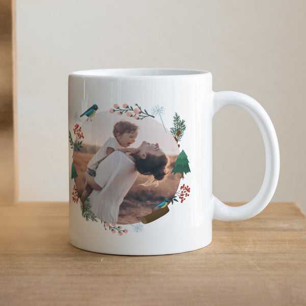 Tasse Objekte Weiß Tasse Süße Weihnachten foto