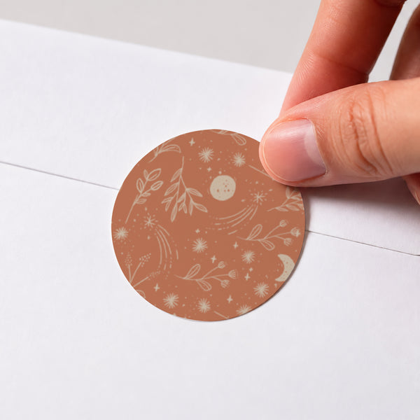 Sticker Geburt Rund Sienna foto