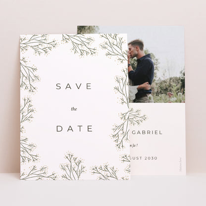 Save the date Karte Hochzeit Porträt Luberon foto N° 1