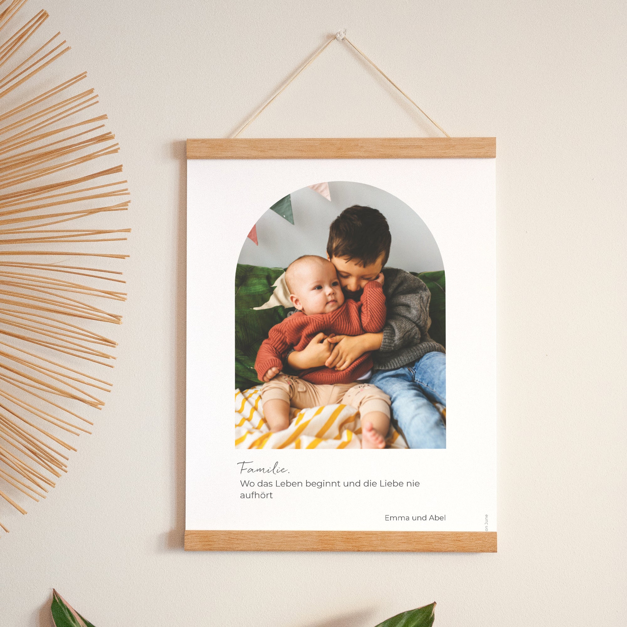Poster Objekte Porträt Das Glück wird in der Familie geschaffen -Fest der Omas foto N° 1