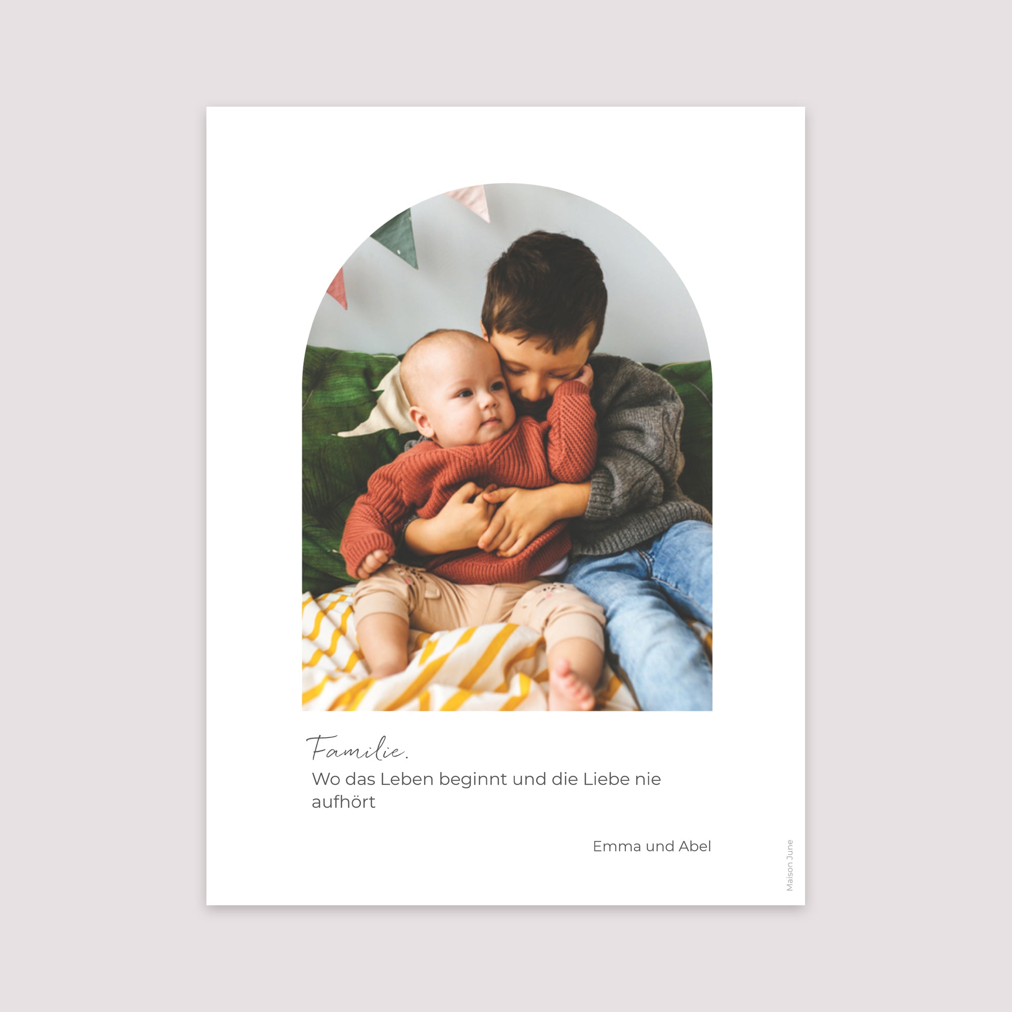 Poster Objekte Porträt Das Glück wird in der Familie geschaffen -Fest der Omas foto N° 2