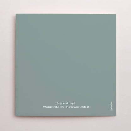 Dankeskarte Hochzeit Asymmetrisches Triptychon Floral pastell foto N° 3