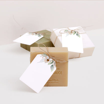 Vorgelochtes Etikett Hochzeit Fähnchen Floral pastell foto N° 2