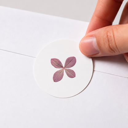 Sticker Geburt Rund chemin des marettes rose foto N° 1
