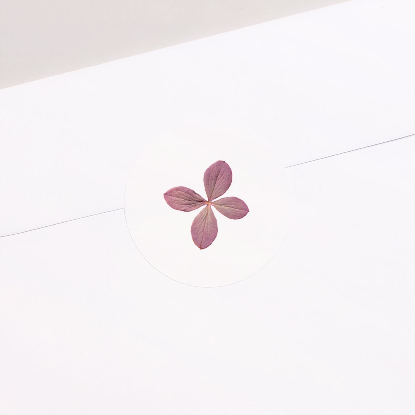Sticker Geburt Rund chemin des marettes rose foto N° 2