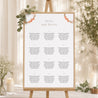 Sitzplan Hochzeit Porträt Sommersonnenwende-Kranz foto N° 1
