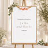 Begrüßungstafel Hochzeit Porträt 60 x 90 cm Sommersonnenwende-Kranz foto N° 1