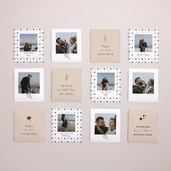 Magnet Objekte Pack mit 12, magnetisch Vatertag Blumen Motive foto