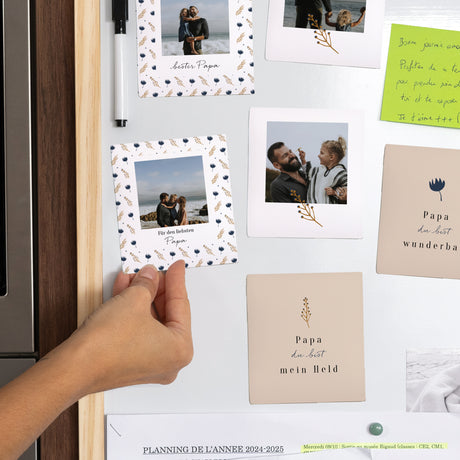 Magnet Objekte Pack mit 12, magnetisch Vatertag Blumen Motive