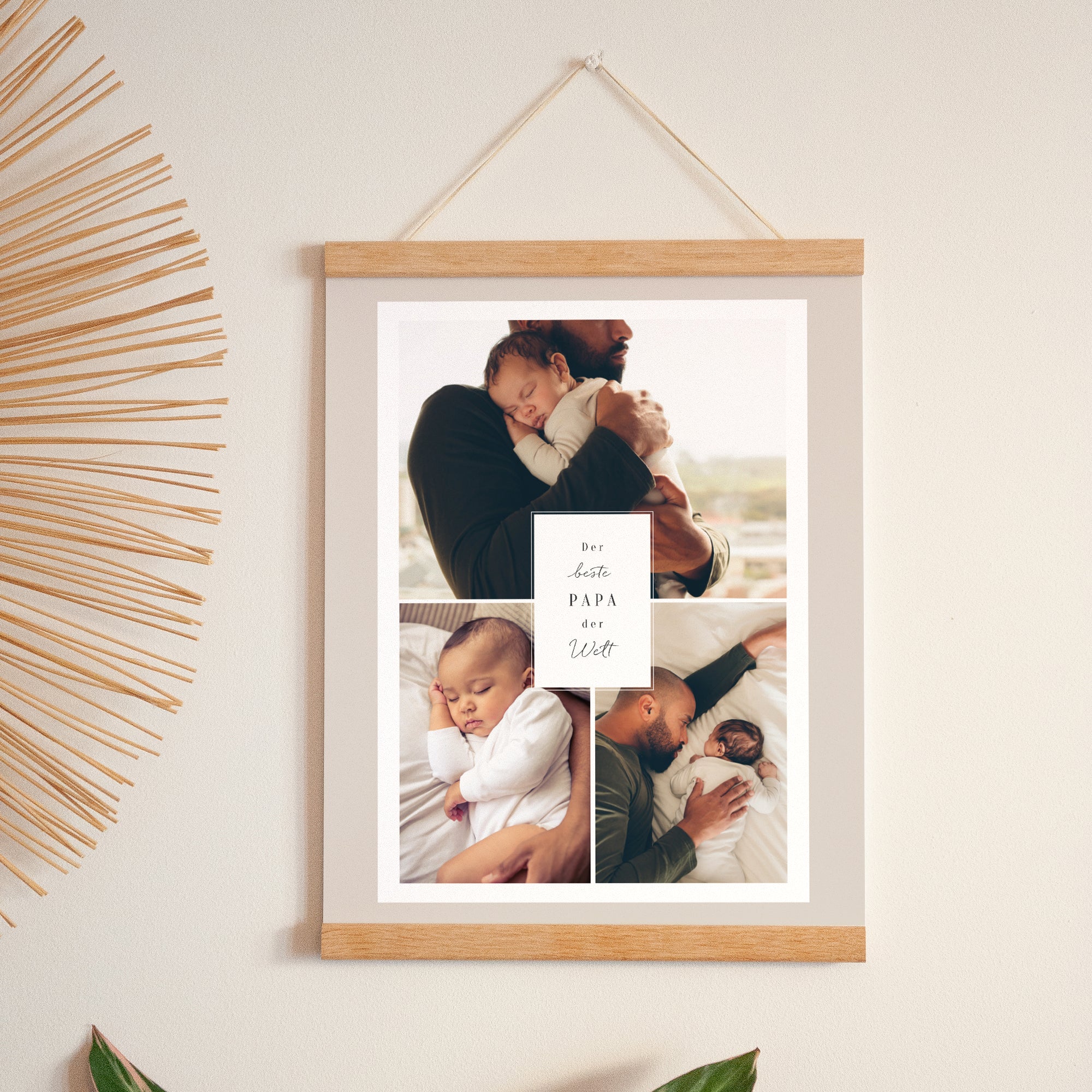 Poster Objekte Porträt Der beste Papa der Welt foto N° 1