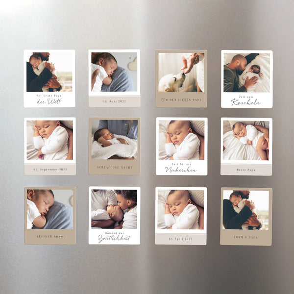 Magnet Objekte Pack mit 12, magnetisch Der beste Papa der Welt foto
