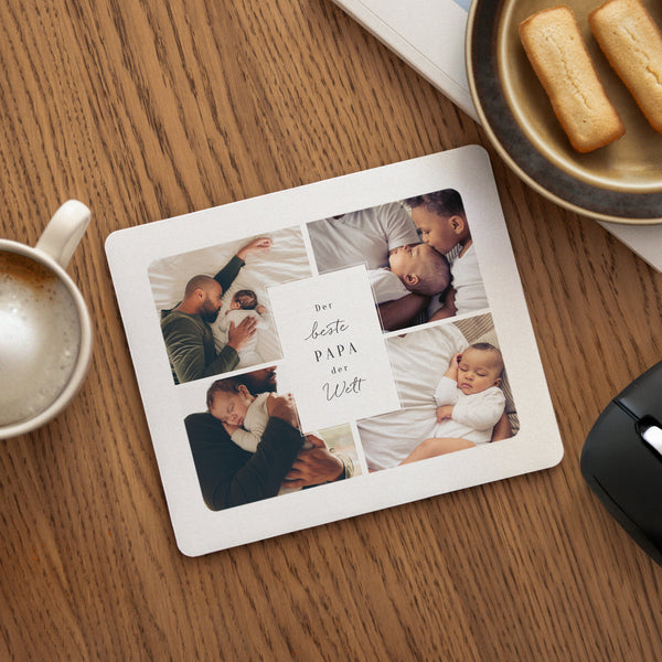 Mousepad Objekte Rechteck Der beste Papa der Welt foto