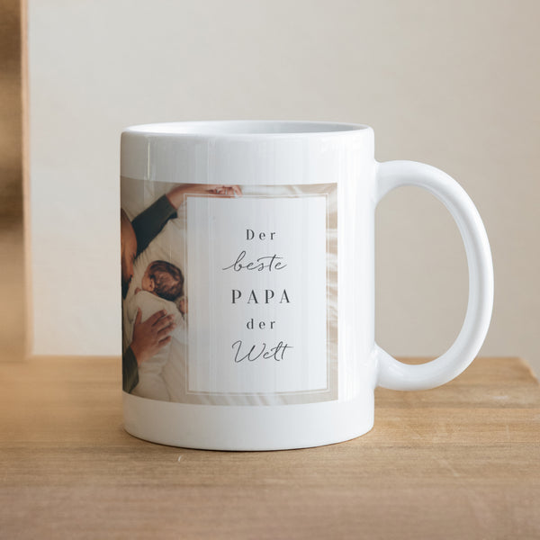 Tasse Objekte Weiß Der beste Papa der Welt foto