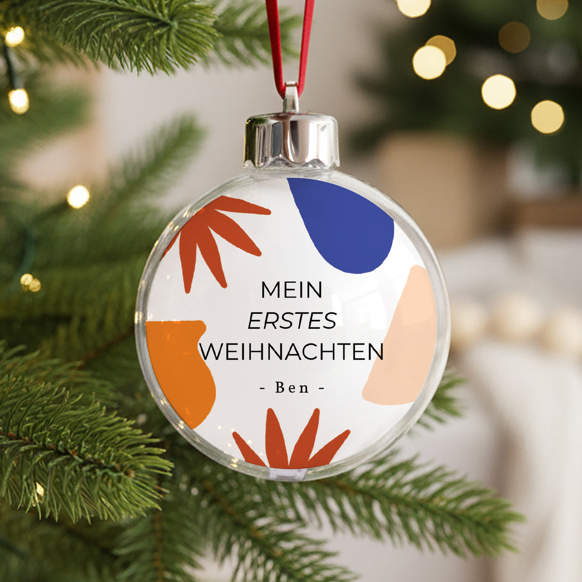 Weihnachtskugel Weihnachten Runde Inspiration Matisse, Mittelmeer foto N° 1