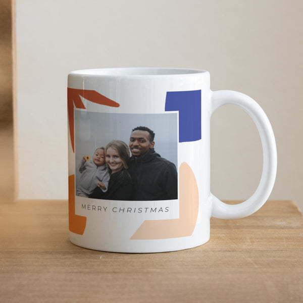 Tasse Weihnachten Weiß Inspiration Matisse, Mittelmeer foto