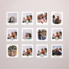 Fotoabzug Weihnachten Pack von 12 Einfarbige Illustrationen foto N° 1