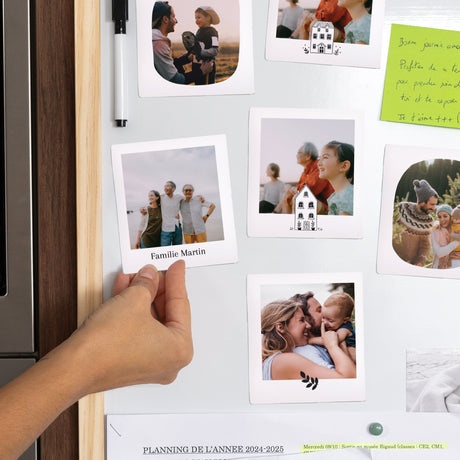 Fotoabzug Weihnachten Pack mit 12, magnetisch Einfarbige Illustrationen