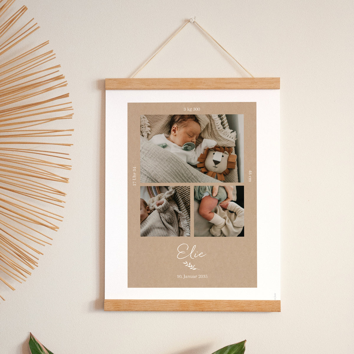 Poster Geburt Porträt Porträt Kraft Natur foto N° 1