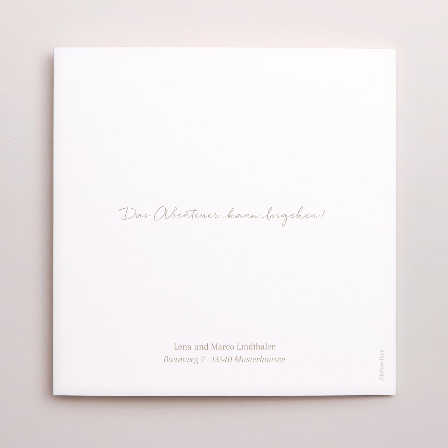 Geburtskarten Doppelflügiges Quadrat Porträt Kraft Natur foto N° 3