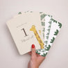 Meilenstein Karten Geburt 12er-Pack Giraffe Savanne foto N° 1