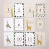 Meilenstein Karten Geburt 12er-Pack Giraffe Savanne foto N° 3