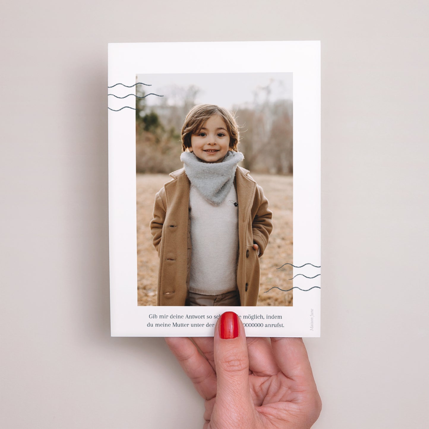 Einladungskarte Kindergeburtstag Schöner Wal foto N° 3