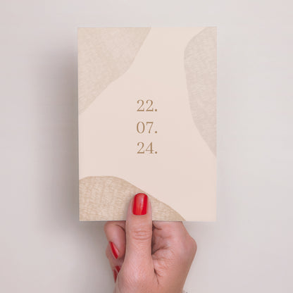 Save the date Karte Hochzeit Porträt Herz der Toskana foto N° 2