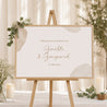 Begrüßungstafel Hochzeit Landschaft 90 x 60 cm Herz der Toskana foto N° 1