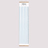 Kindermesslatte Geburt Papier Himmelblaue Streifen foto N° 1