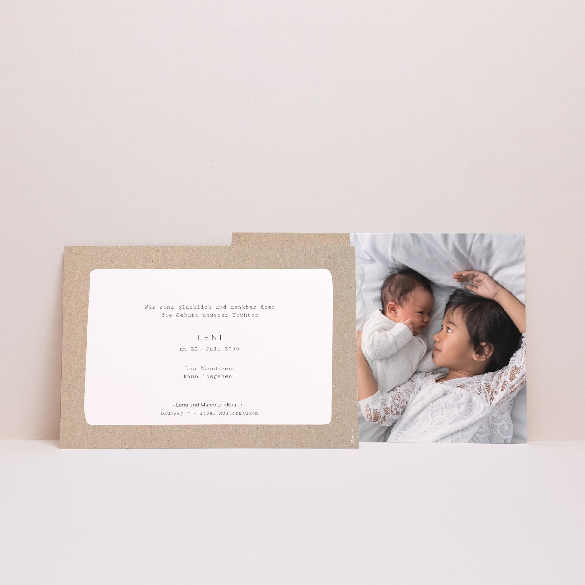 Geburtskarten Landschaft Kraft Pictos foto N° 3