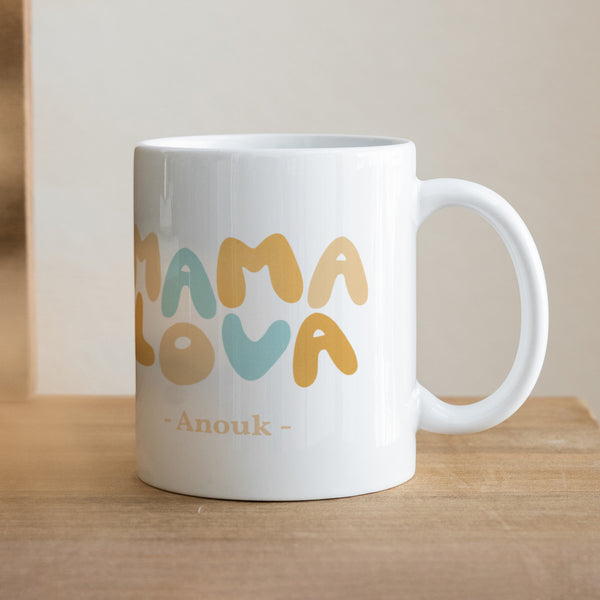 Tasse Objekte Weiß Mama Lova foto