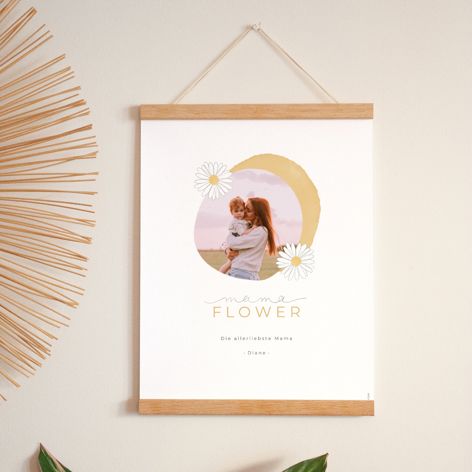 Poster Objekte Porträt Mama Flower foto N° 1