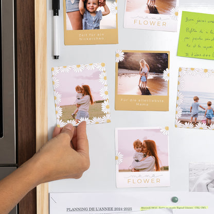Magnet Objekte Pack mit 12, magnetisch Mama Flower foto N° 2