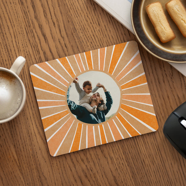 Mousepad Objekte Rechteck Mein Papa für mich foto