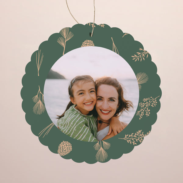 Weihnachtskarte Weihnachten Zum Aufhängen Zarte Weihnachten foto