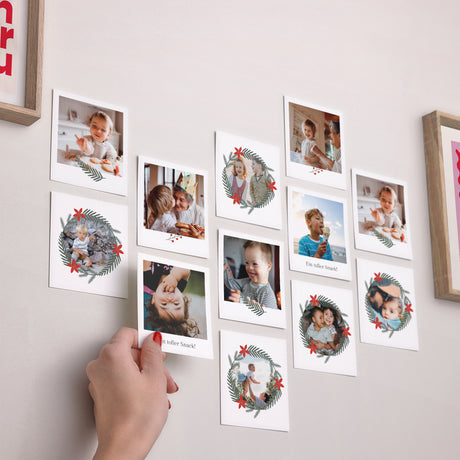 Fotoabzug Weihnachten Pack von 12 Erinnerungskugel