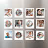 Fotoabzug Weihnachten Pack mit 12, magnetisch Erinnerungskugel foto N° 1