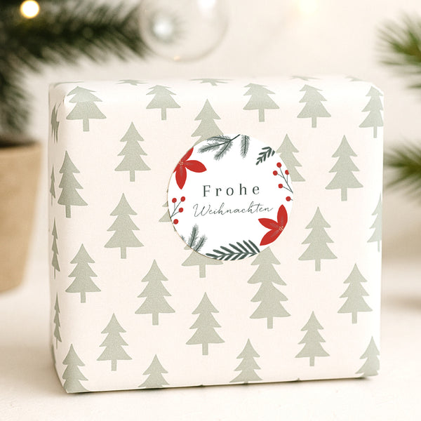 Sticker Weihnachten Rund Erinnerungskugel foto
