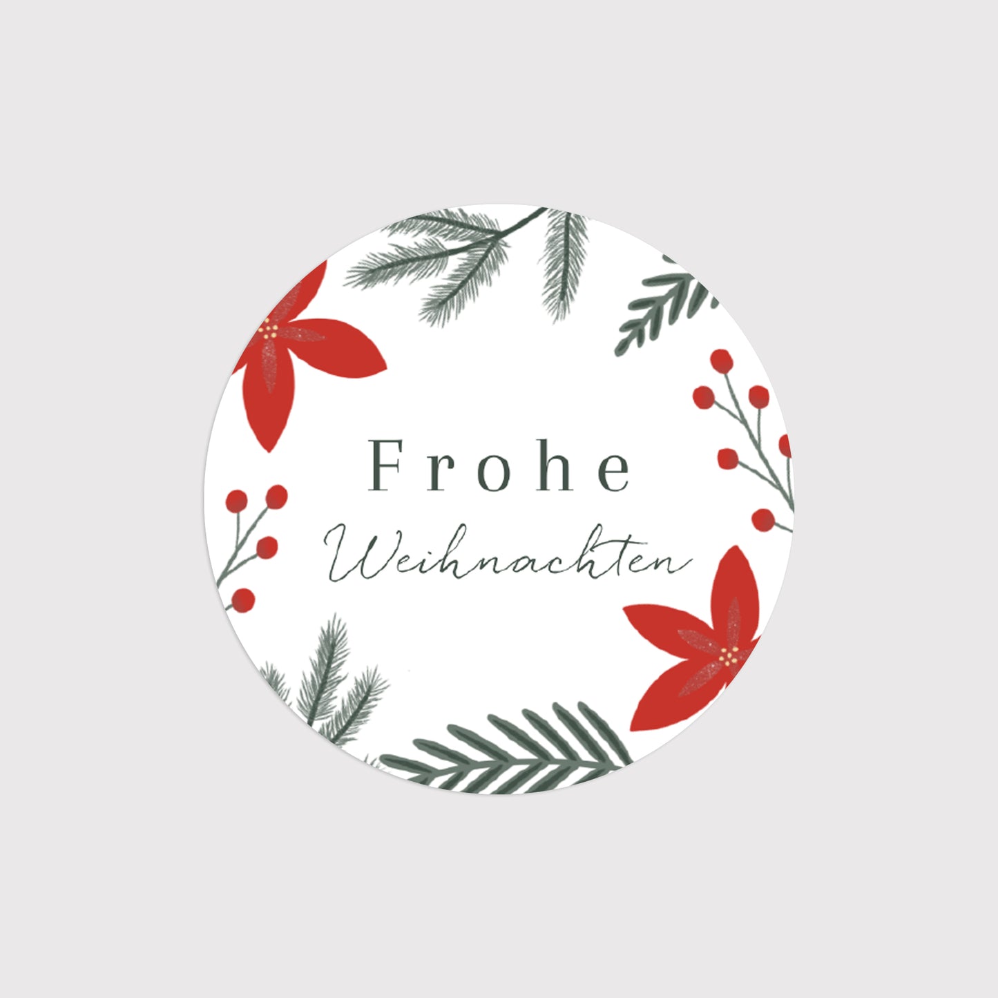 Sticker Weihnachten Rund Erinnerungskugel foto N° 2