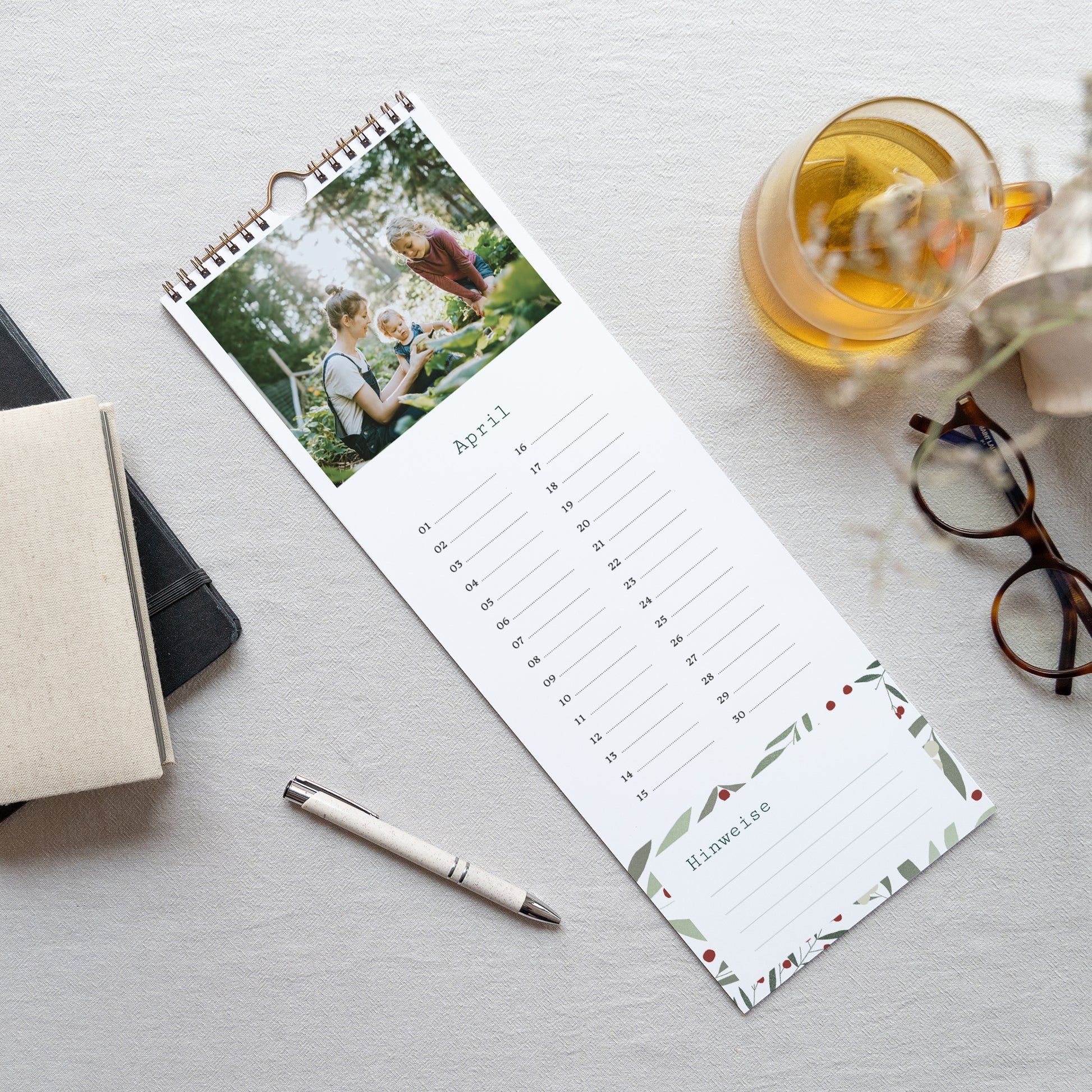 Kalender Weihnachten Beständig Weihnachtsmotiv, Grüntöne foto N° 3