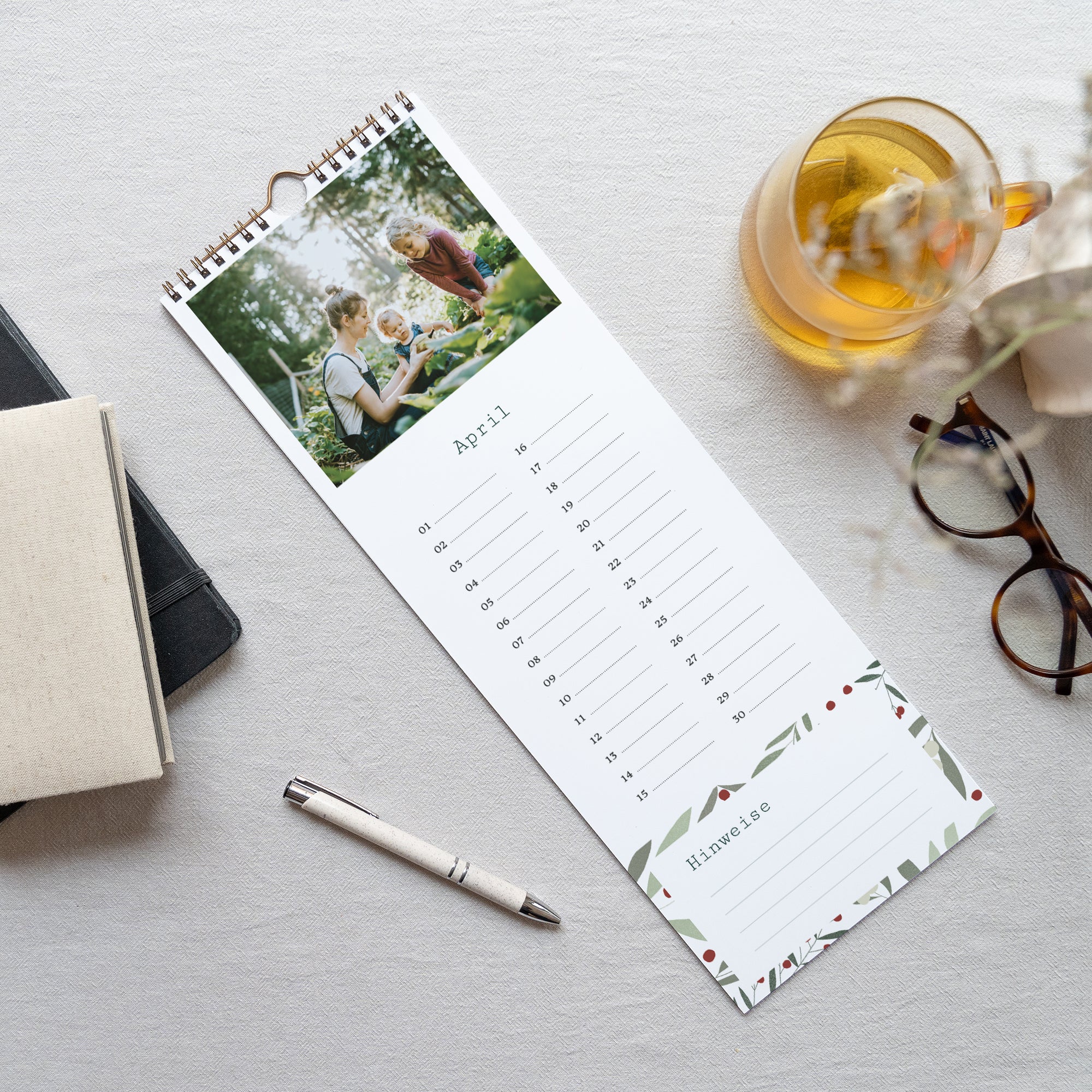 Kalender Weihnachten Beständig Weihnachtsmotiv, Grüntöne foto N° 3